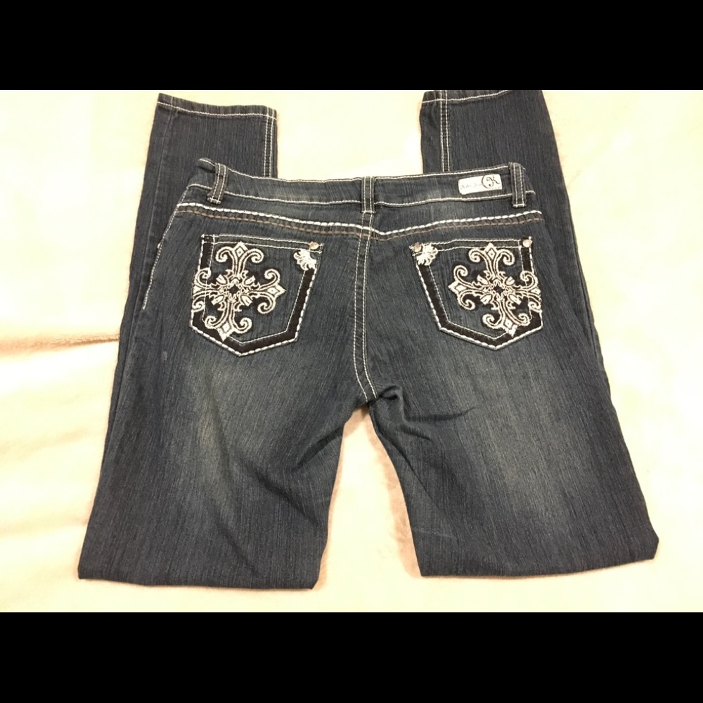 KABA JEANS Dark/Straight-Cut Jeans S11
